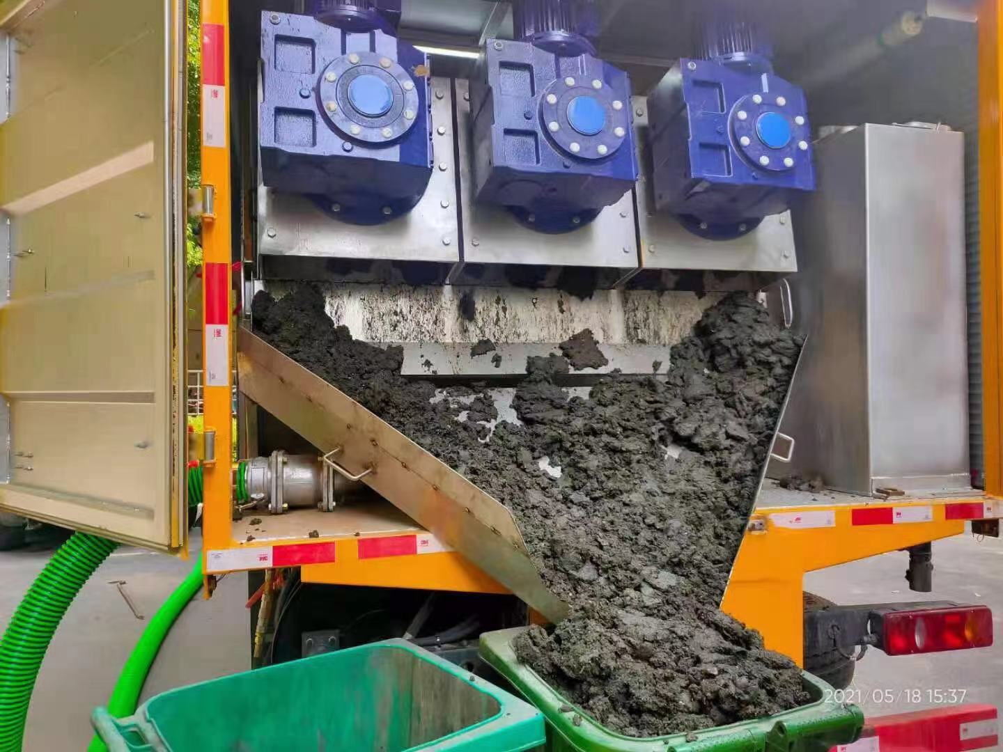 曲周化粪池清掏城市维护站-泥浆净化干湿分离处理